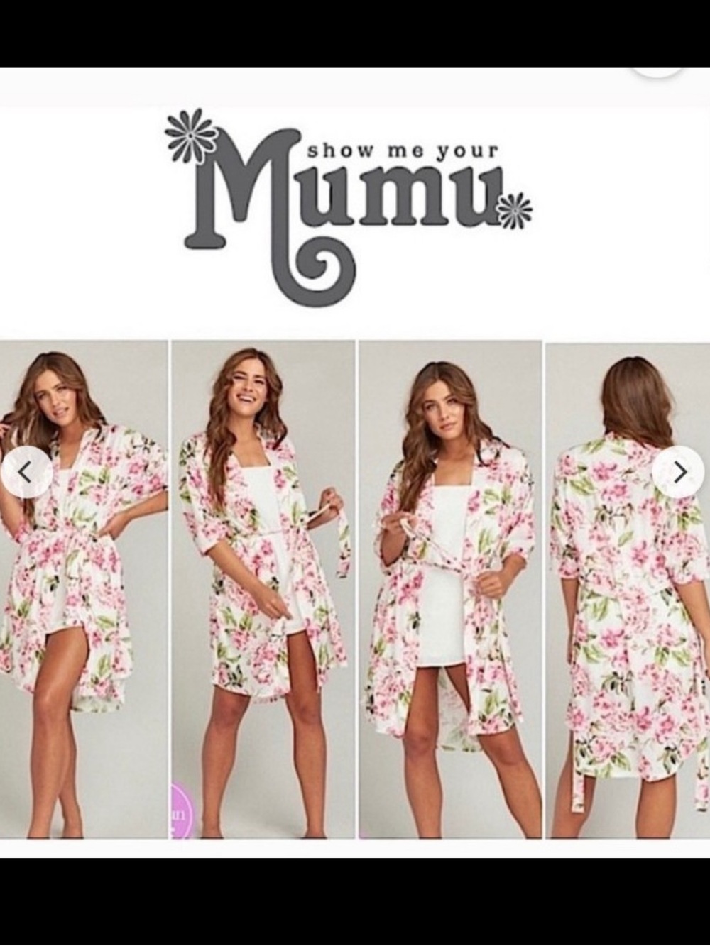Show Me Your Mumu Floral Robe